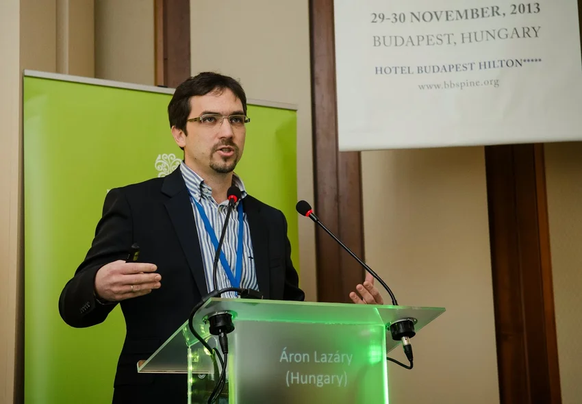 Dr. Lazáry Áron a harmadik Bologna-Budapest Spine Meeting on Tumor and Osteoporosis elnevezésű kongresszusán.