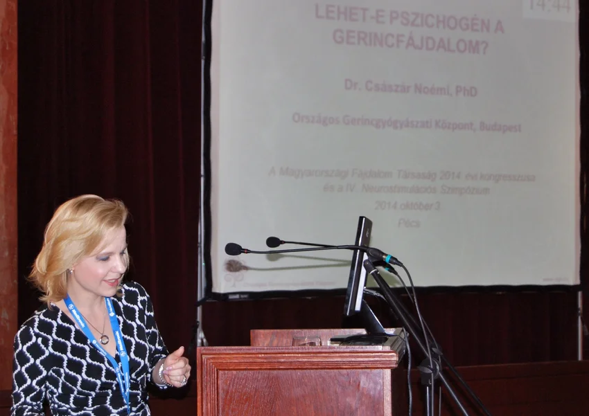 Dr. Császár-Nagy Noémi pszichológus előadása.