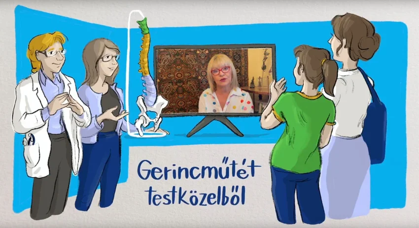 Gerincműtét testközelből edukatív dokumentumfilm boritóképe.
