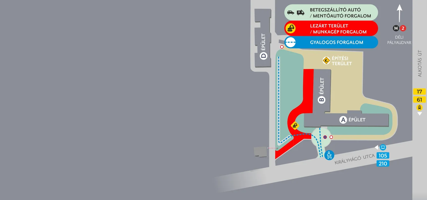 Változik a forgalmi rend Királyhágó utcai telephelyünkön